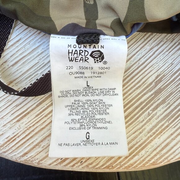 Mountain Hardwear High Exposure Gore-Tex Mitt Unisex Large Camouflage Winter NEW - Picture 7 of 7